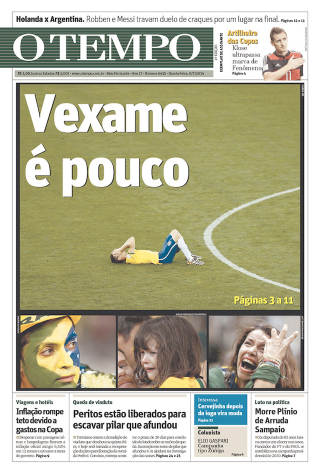 Illustration for article titled Today's Brazilian Newspaper Covers Are Pure Sadness